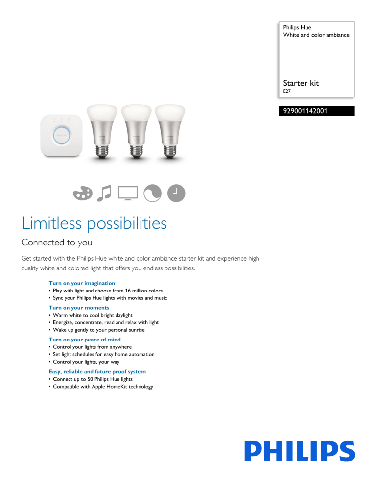 929001142001 Philips White and color ambiance 929001142001 Philips White and color ambiance