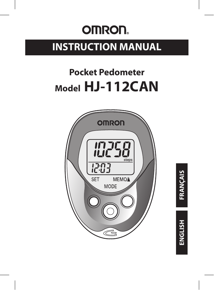 Model HJ-112CAN - Omron Healthcare Model HJ-112CAN - Omron Healthcare