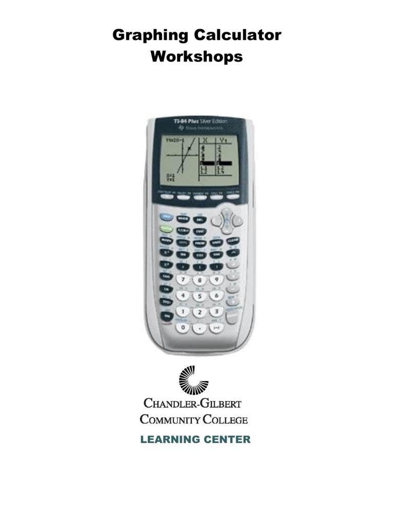 Graphing Calculator Basics Graphing Calculator Basics