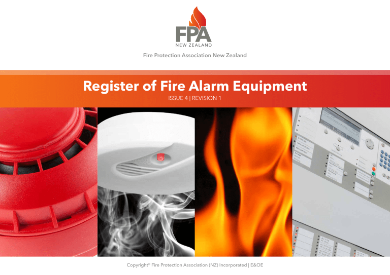 Register of Fire Alarm Equipment - the Fire Protection Association of Register of Fire Alarm Equipment - the Fire Protection Association of