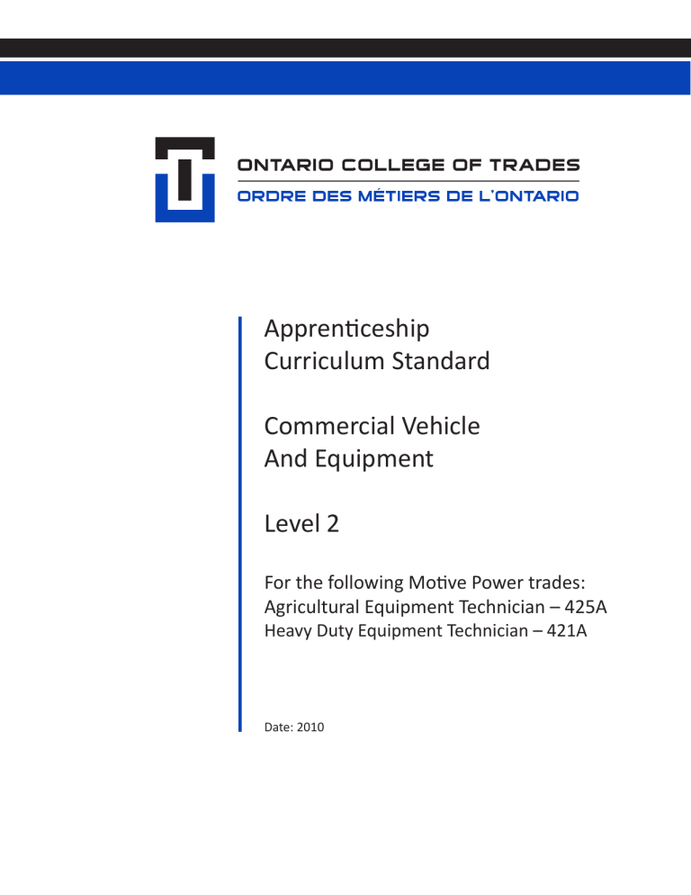 Level 2 - Ontario College of Trades Level 2 - Ontario College of Trades