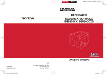 generator eg3600cx·eg4500cx eg5500cx·eg5500cxs generator eg3600cx·eg4500cx eg5500cx·eg5500cxs