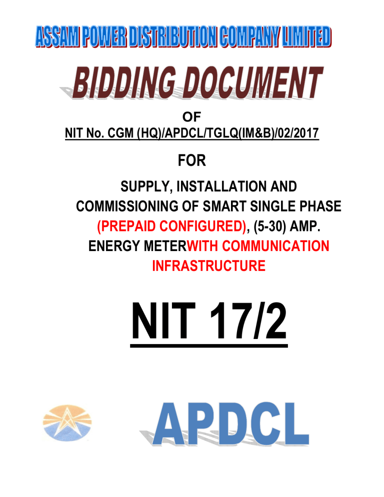 supply, installation and commissioning of smart single phase supply, installation and commissioning of smart single phase