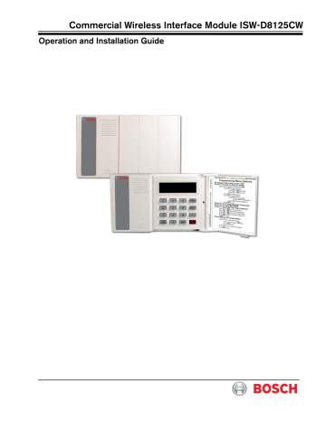Commercial Wireless Interface Module ISW Commercial Wireless Interface Module ISW
