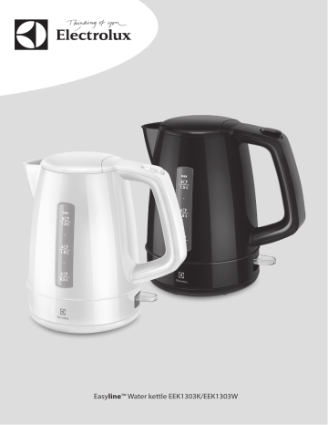 Easyline™ Water kettle EEK1303K/EEK1303W Easyline™ Water kettle EEK1303K/EEK1303W