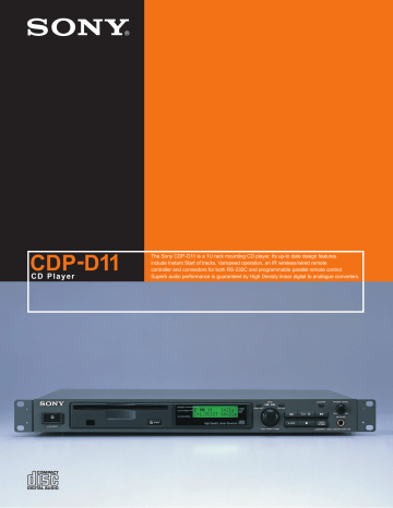CDP-D11 - Starin CDP-D11 - Starin