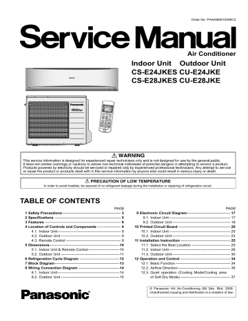 Panasonic Air Conditioner Panasonic Air Conditioner