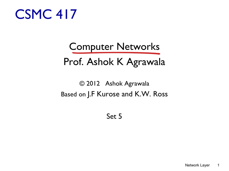 3rd Edition, Chapter 5 - UMD Department of Computer Science 3rd Edition, Chapter 5 - UMD Department of Computer Science