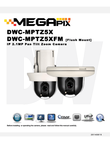 DW DWC-MPTZ5XFM manual | Manualzz DW DWC-MPTZ5XFM manual | Manualzz
