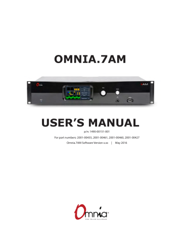 Omnia 7AM User manual | Manualzz Omnia 7AM User manual | Manualzz