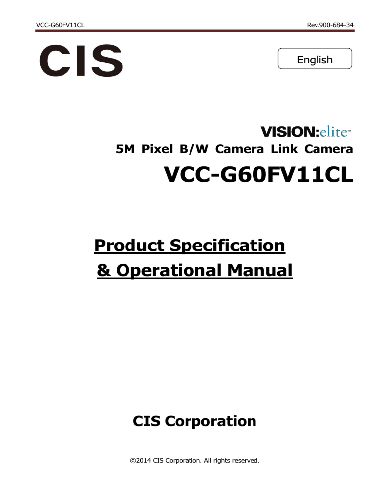 VCC-G60FV11CL VCC-G60FV11CL