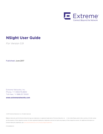 Extreme Networks | NSight User Guide | Manualzz