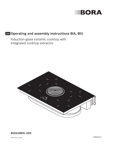 bora BIU, BIA User manual bora BIU, BIA User manual