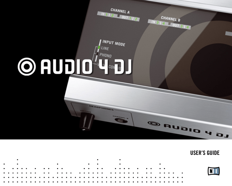 Audio 4 DJ Manual English Audio 4 DJ Manual English