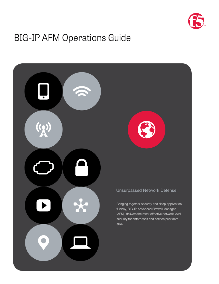 BIG-IP AFM Operations Guide - AskF5 BIG-IP AFM Operations Guide - AskF5