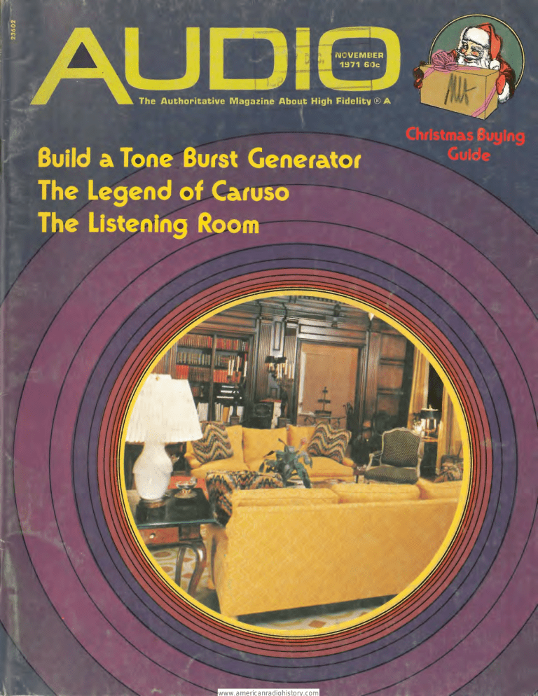 The Authoritative Magazine About High Fidelity®A Build a Tone The Authoritative Magazine About High Fidelity®A Build a Tone