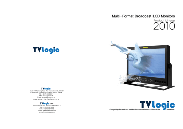 Multi-Format Broadcast LCD Monitors | Manualzz Multi-Format Broadcast LCD Monitors | Manualzz