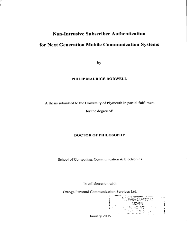 THESIS THESIS