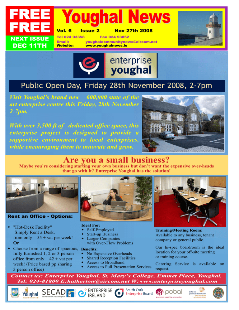Youghal News Nov. 27th A4.qxd Youghal News Nov. 27th A4.qxd