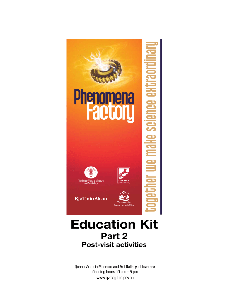 Education Kit - Queen Victoria Museum and Art Gallery Education Kit - Queen Victoria Museum and Art Gallery