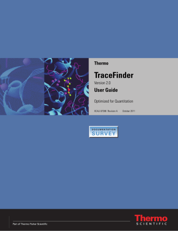 Thermo Fisher Scientific TraceFinder 2.0 User Guide | Manualzz Thermo Fisher Scientific TraceFinder 2.0 User Guide | Manualzz