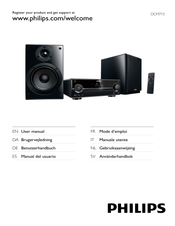 Philips DCM713/12 User manual Philips DCM713/12 User manual