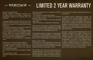 limited 2 year warranty limited 2 year warranty