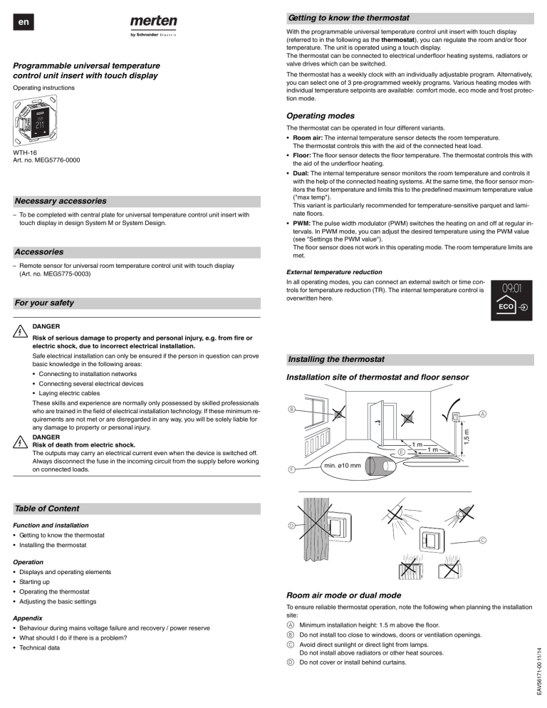 Programmable universal temperature control unit insert Programmable universal temperature control unit insert