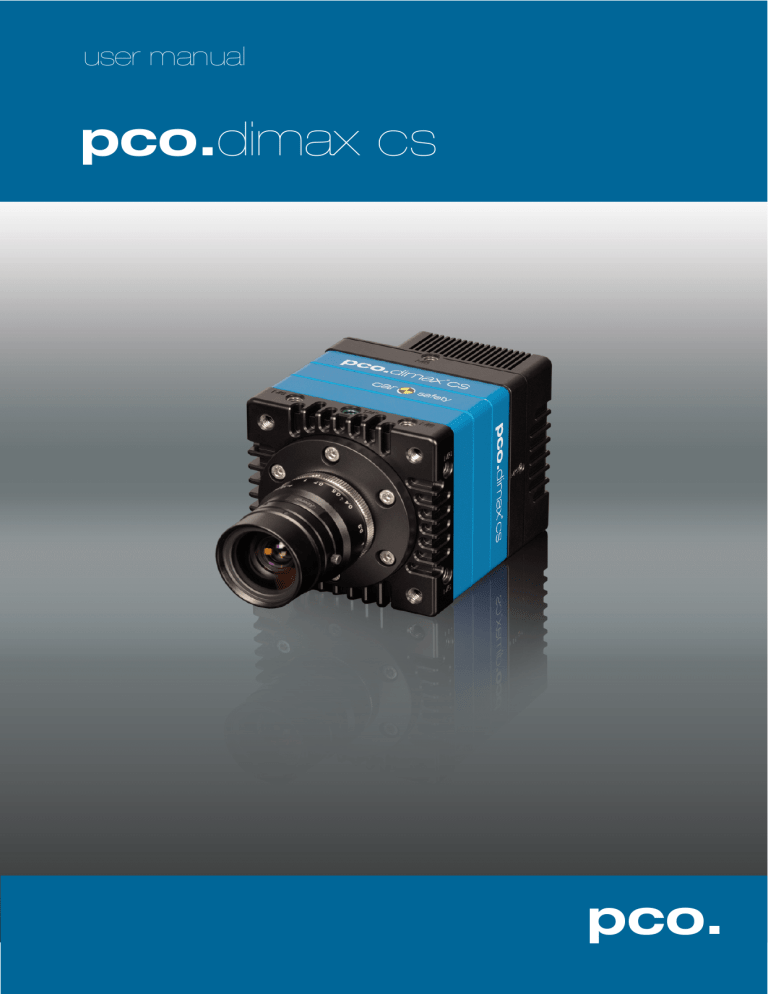 pco.dimax cs pco. pco.dimax cs pco.