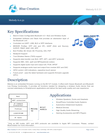 Melody 5.7 Manual Melody 5.7 Manual