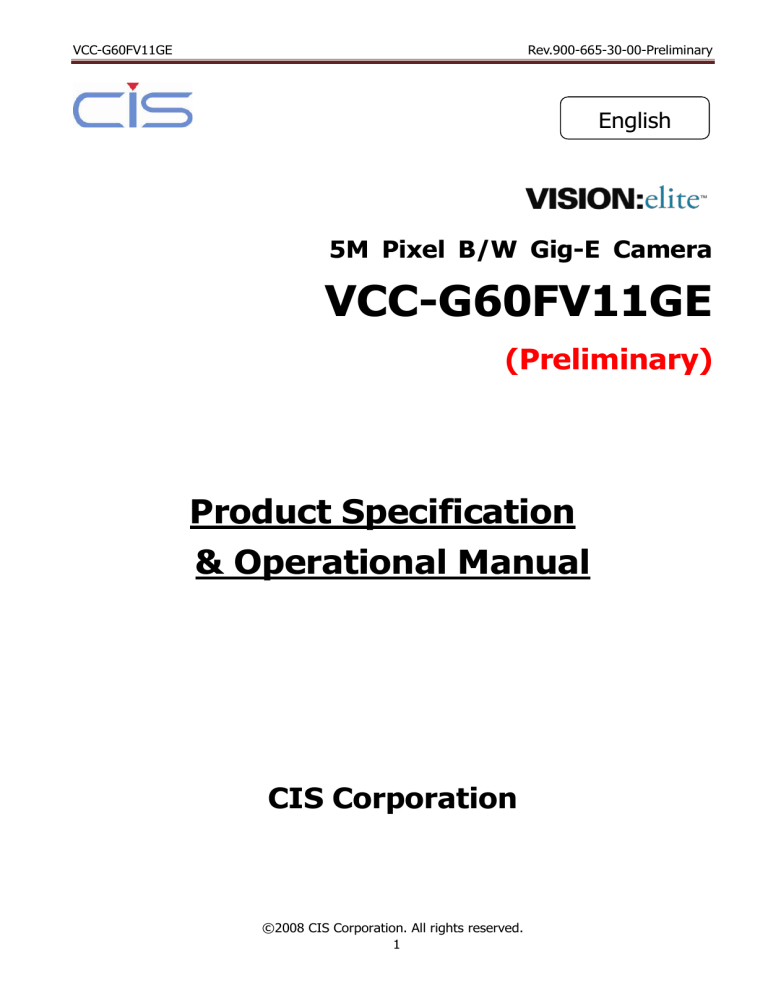 VCC-G60FV11GE VCC-G60FV11GE