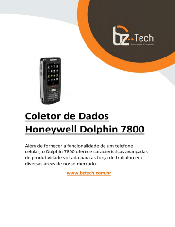 Manual - Honeywell Dolphin 7800 Manual - Honeywell Dolphin 7800