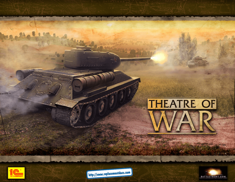 Theatre of War Game Manual_DVD Theatre of War Game Manual_DVD