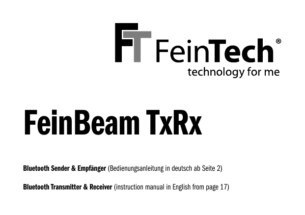 FeinBeam TxRx FeinBeam TxRx