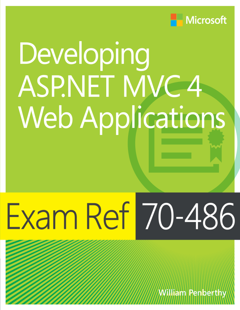 Developing ASP.NET MVC 4 Web Applications Developing ASP.NET MVC 4 Web Applications