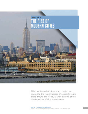 the rise of modern cities - World Health Organization the rise of modern cities - World Health Organization