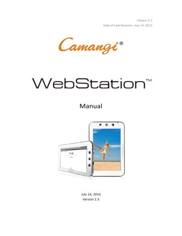 CAMANGI WebStation manual | Manualzz CAMANGI WebStation manual | Manualzz