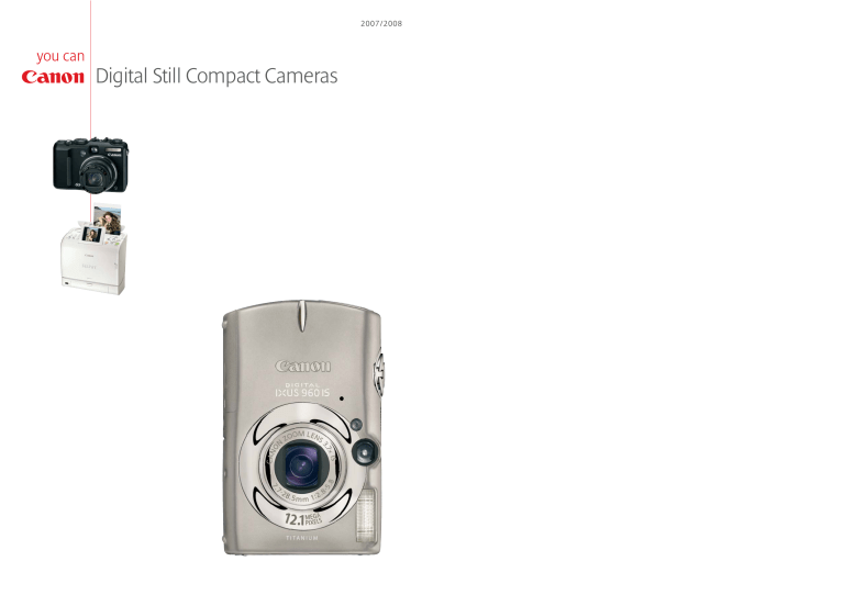 Digital Still Compact Cameras Digital Still Compact Cameras