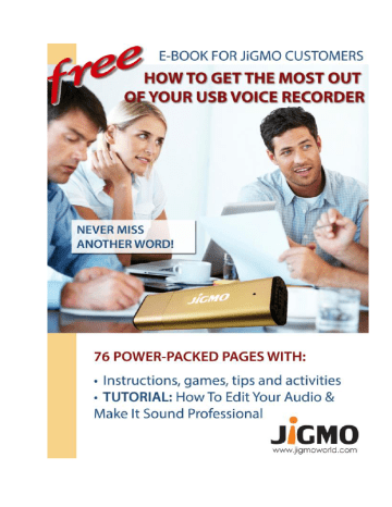 How To Get the Most Out of Your USB Voice Recorder | Manualzz How To Get the Most Out of Your USB Voice Recorder | Manualzz