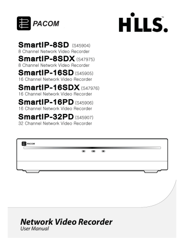 PACOM SmartIP-8SDX User Manual | Network Video Recorder Guide | Manualzz PACOM SmartIP-8SDX User Manual | Network Video Recorder Guide | Manualzz