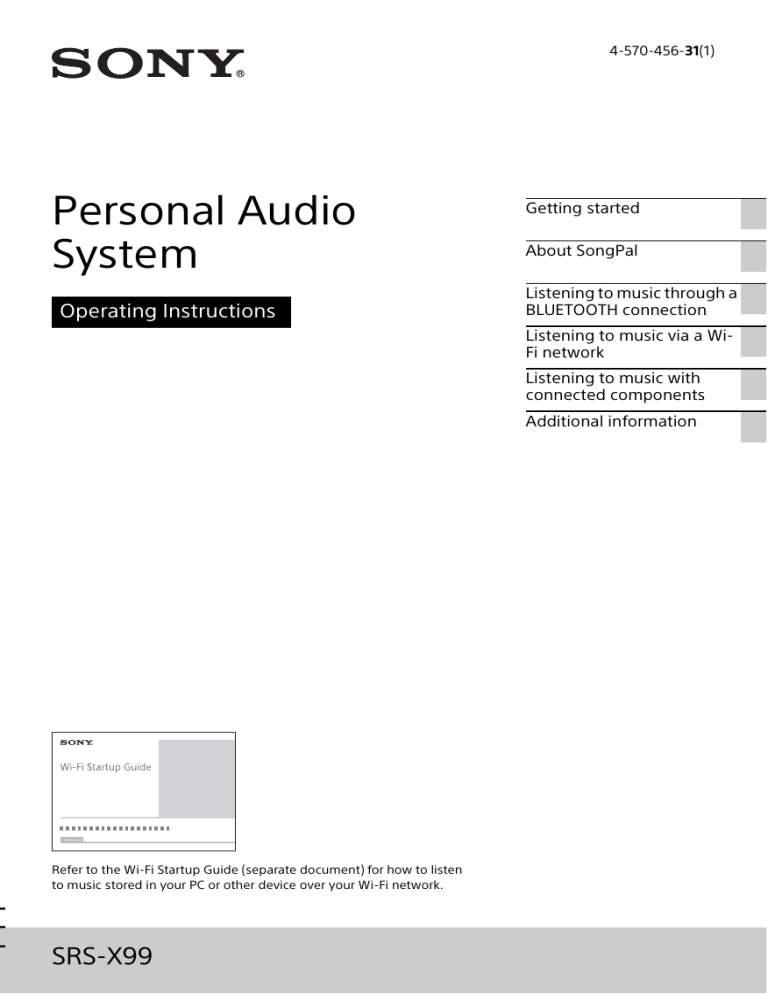 Personal Audio System Personal Audio System
