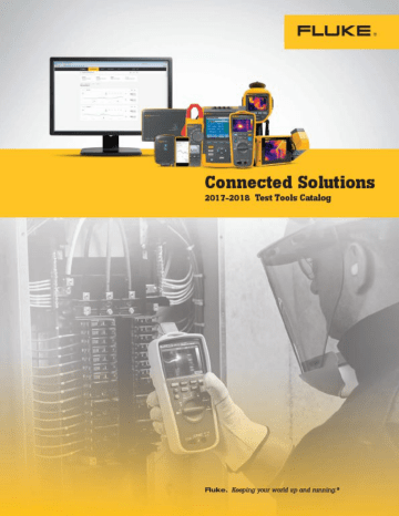 Fluke Catalog 2017-2018 Fluke Catalog 2017-2018
