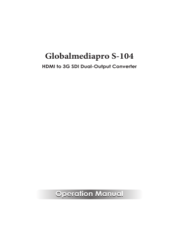 Globalmediapro S-104 | Manualzz Globalmediapro S-104 | Manualzz