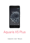 Aquaris X5 Plus Complete User's Manual