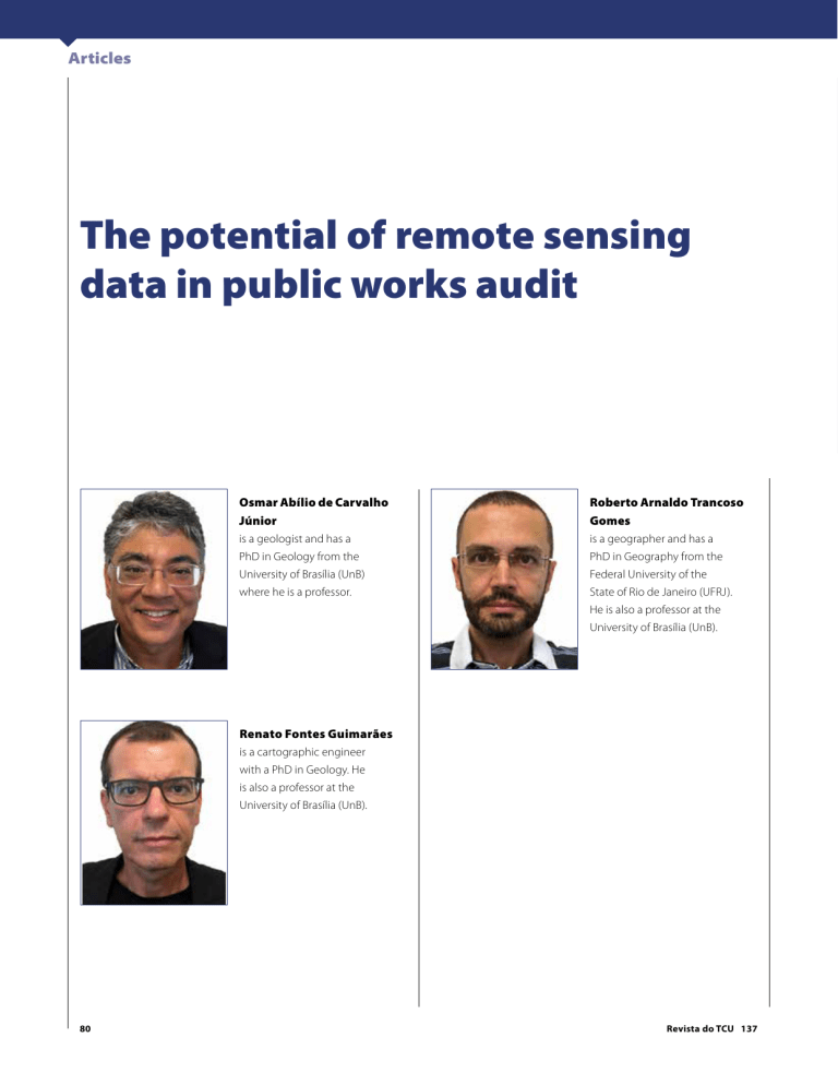 The potential of remote sensing data in public The potential of remote sensing data in public