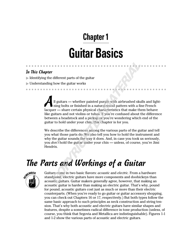 Guitar Basics Guitar Basics