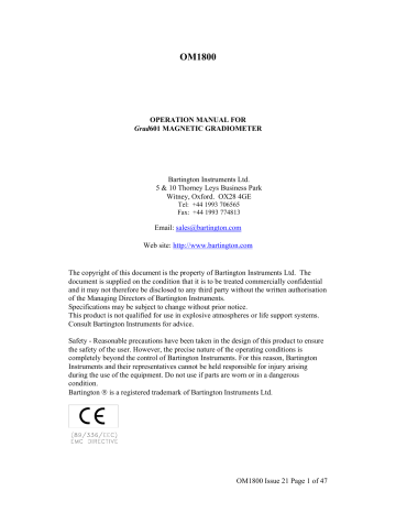 OM1800 - Userpage OM1800 - Userpage