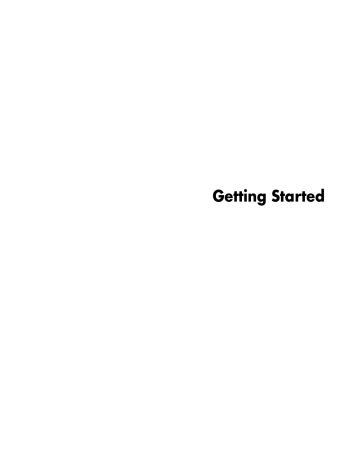 Getting Started Getting Started