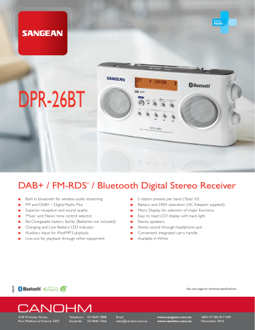DPR-26BT DPR-26BT