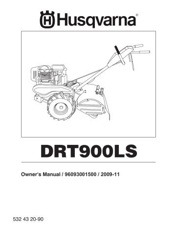 Husqvarna DRT900H Owner's manual Husqvarna DRT900H Owner's manual